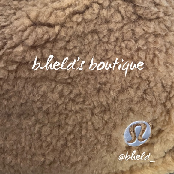 lululemon Everywhere Belt Bag *Fleece in Burnt Caramel Gold Zipper Brand New NWT - Picture 13 of 16